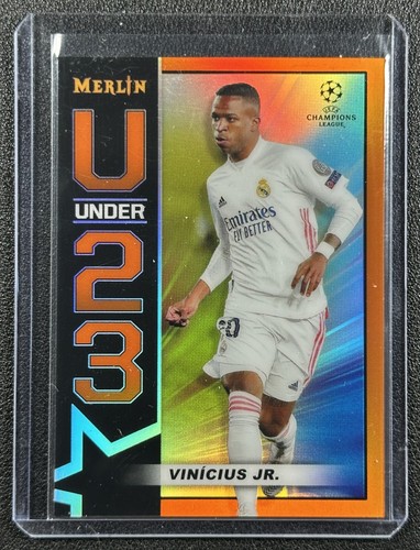 Vinicius Jr. 2021 Topps Merlin Chrome Orange Refractor /25
