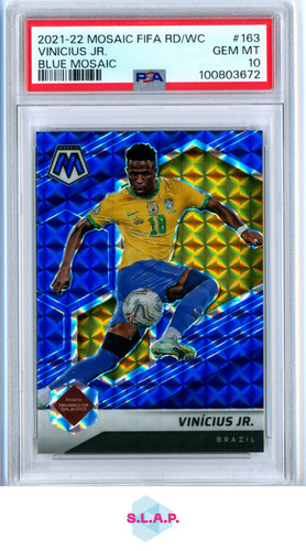 Vinicius Jr. 2021 Panini Mosaic Blue