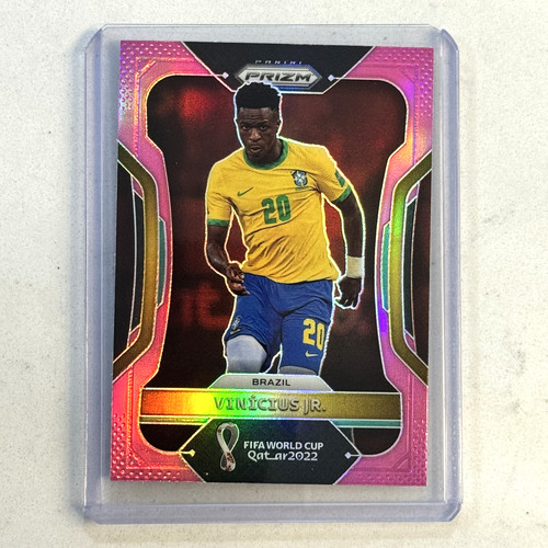 Vinicius Jr 2022 Panini Prizm World Cup Pink Prizm