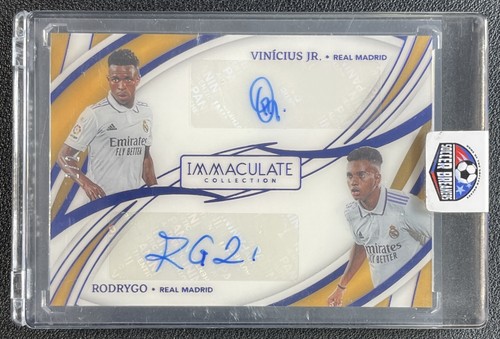 Vinicius Jr. / Rodrygo 2022 Panini Immaculate Collection Sapphire /2