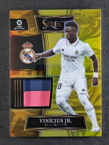 Vinicius Jr. 2022 Panini Select Gold Prizm /10