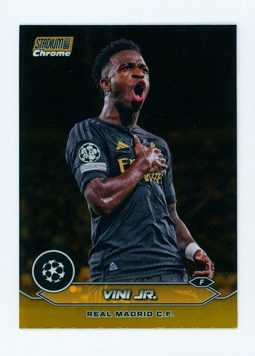 Vinicius Jr. 2023 Topps Stadium Club Chrome Gold Refractor /50