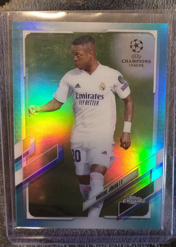 Vinicius Junior 2021 Topps Chrome Aqua /199