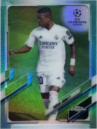 Vinicius Junior 2020 Topps Chrome Aqua /199