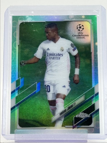 Vinicius Junior 2020 Topps Chrome Aqua Bubbles