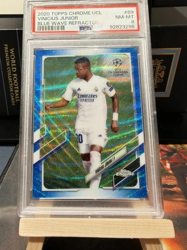 Vinicius Junior 2020 Topps Chrome Aqua Wave /75