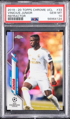 Vinicius Junior 2019 Topps Chrome Champions League Refractor
