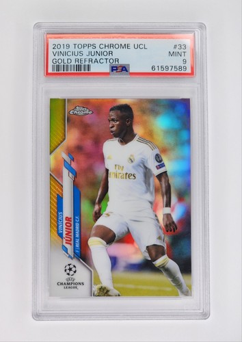 Vinicius Junior 2019 Topps Chrome Gold 33/50