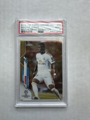 Vinicius Junior 2019 Topps Chrome Gold Refractor