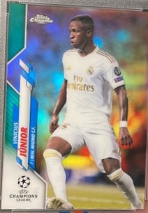 Vinicius Junior 2020 Topps Chrome Green Refractor /99