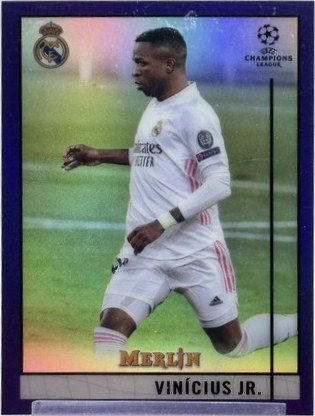 Vinicius Junior 2020 Topps Chrome Merlin Purple /299