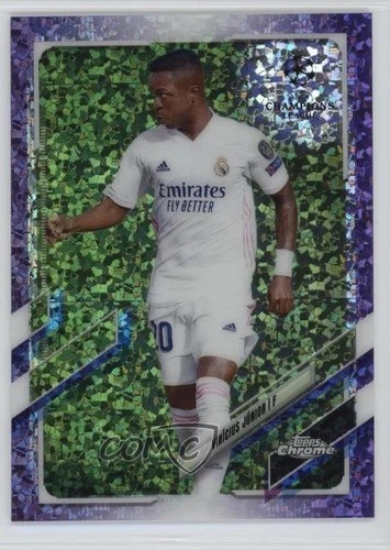 Vinicius Junior 2020 Topps Chrome Purple Mini-Diamond Refractor /250