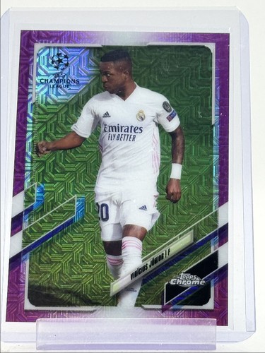 Vinicius Junior 2020 Topps Chrome Purple Mojo /125