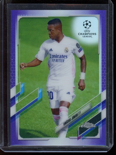 Vinicius Junior 2020 Topps Chrome Purple Refractor 115/250