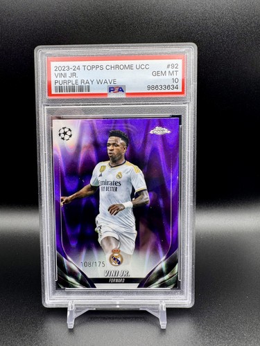 Vinicius Junior 2023 Topps Chrome Purple Refractor /175