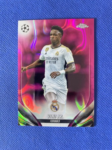 Vinicius Junior 2023 Topps Chrome Rosa Lava
