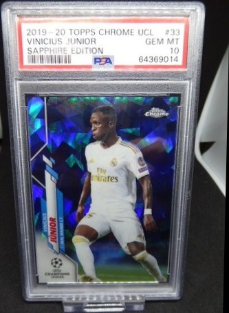 Vinicius Junior 2019 Topps Chrome Sapphire