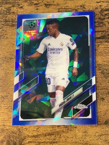 Vinicius Junior 2021 Topps Chrome Sapphire