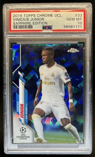 Vinicius Junior 2019 Topps Chrome Sapphire