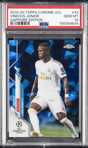 Vinicius Junior 2019 Topps Chrome Sapphire