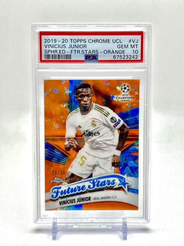 Vinicius Junior 2020 Topps Chrome Sapphire Orange /50