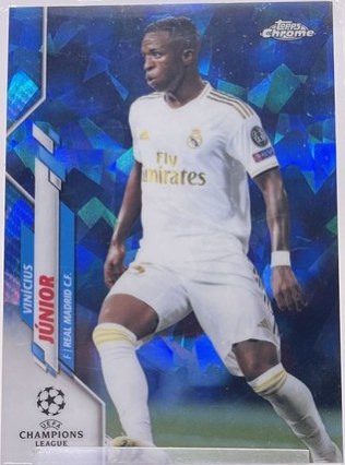 Vinicius Junior 2019 Topps Chrome Sapphire Refractor