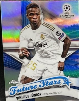 Vinicius Junior 2019 Topps Chrome UCL