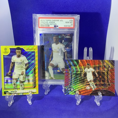 Vinicius Junior 2019 Topps Chrome UCL Sapphire Edition /225