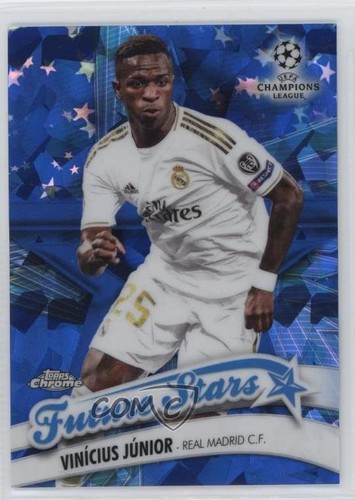 Vinicius Junior 2019 Topps Chrome UCL Sapphire Edition Sapphire