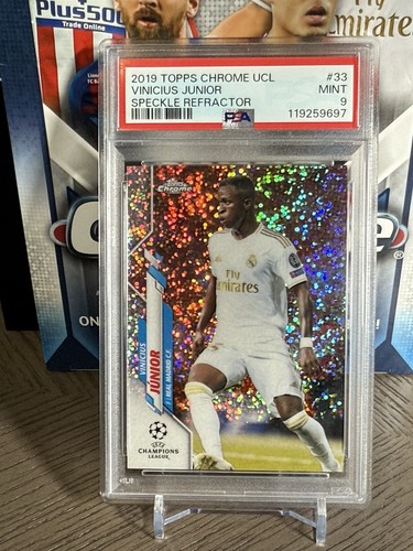 Vinicius Junior 2019 Topps Chrome UCL Speckle Refractor