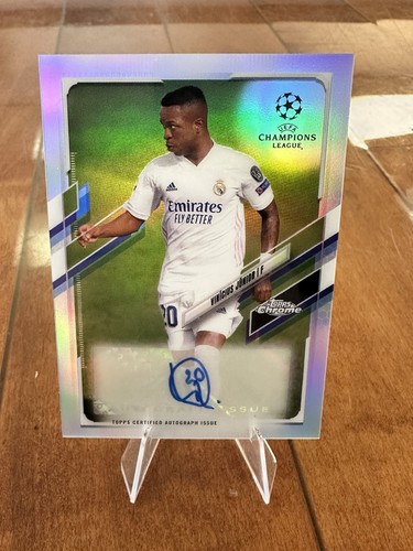 Vinicius Junior 2021 Topps Chrome UEFA