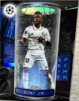 Vinicius Junior 2022 Topps Chrome UEFA Club Competitions