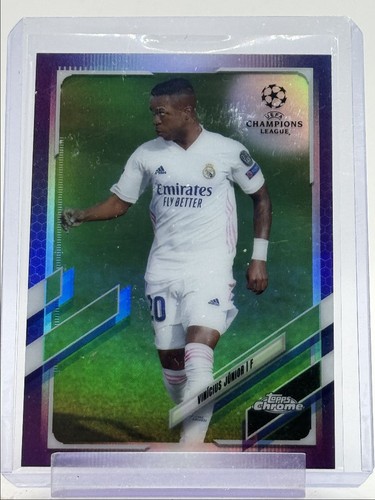 Vinicius Junior 2020 Topps Chrome UEFA Purple /250