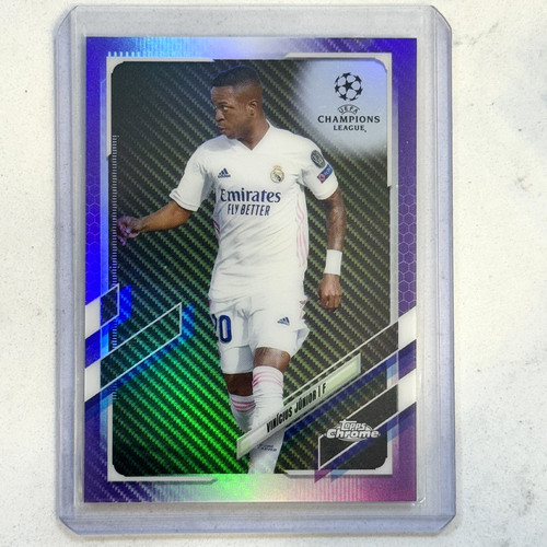 Vinicius Junior 2020 Topps Chrome Viola Rifrattore Carbonio