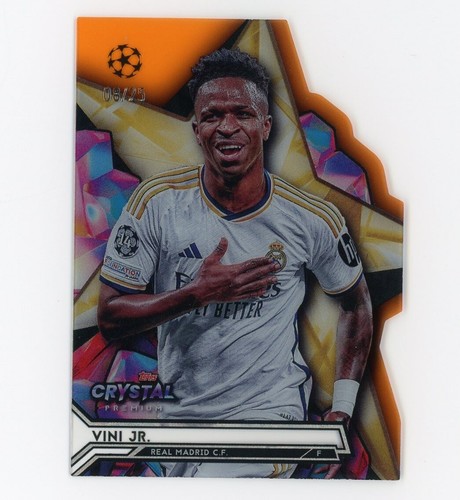 Vinicius Junior 2024 Topps Cristal Naranja /25