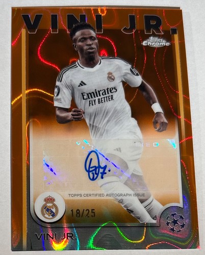 Vinicius Junior 2024 Topps Cromo UCC UEFA /25