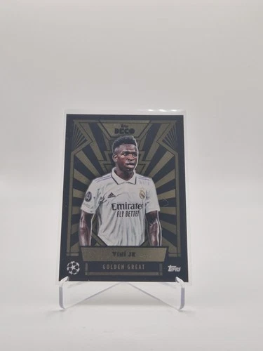 Vinicius Junior 2023 Topps Deco UCL Gold