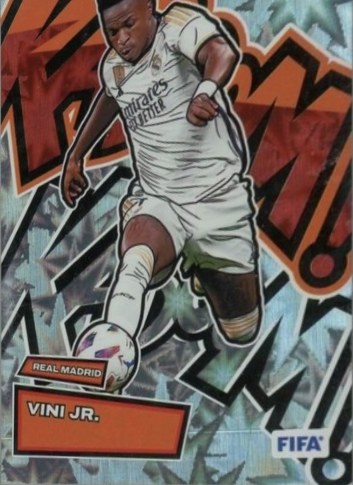 Vinicius Junior 2023 Panini Donruss FIFA Boom! Insert