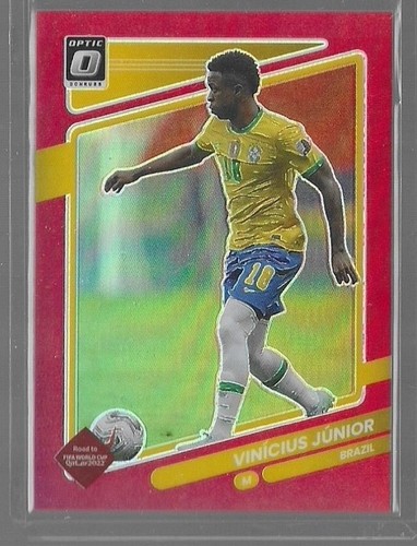 Vinicius Junior 2022 Panini Donruss FIFA Red Prizm Optic /149