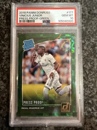 Vinicius Junior 2018 Panini Donruss Green #177