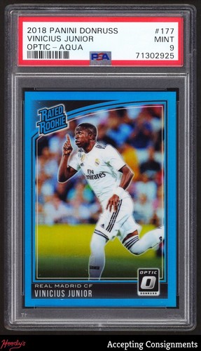 Vinicius Junior 2018 Panini Donruss Optic Aqua /149