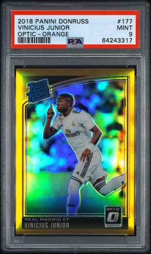 Vinicius Junior 2018 Panini Donruss Optic Orange /99