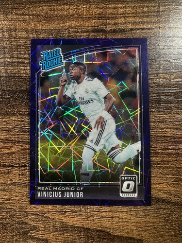 Vinicius Junior 2018 Panini Donruss Optic Purple Velocity /125
