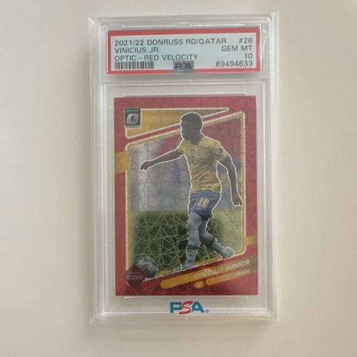Vinicius Junior 2021 Panini Donruss Ottica Rosso Velocità