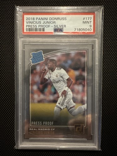 Vinicius Junior 2018 Panini Donruss Press Proof Silver