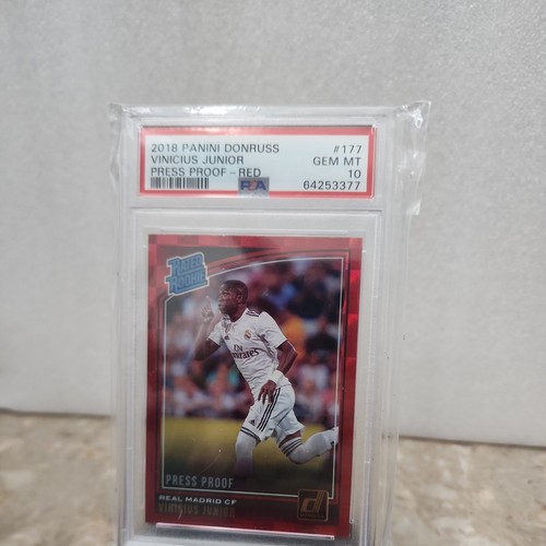 Vinicius Junior 2018 Panini Donruss Red Press Proof