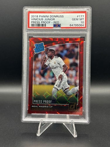 Vinicius Junior 2018 Panini Donruss Rosso /177
