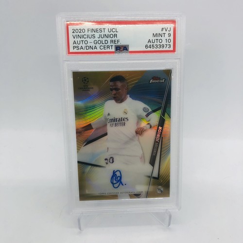 Vinicius Junior 2020 Topps Finest Gold Refractor 13/50