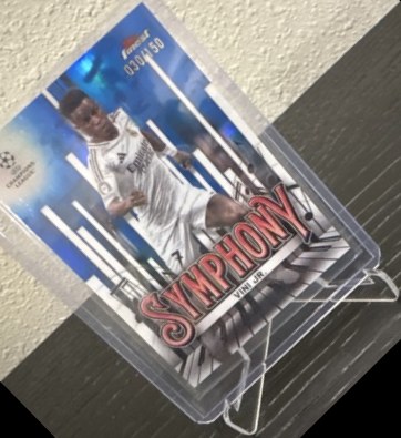 Vinicius Junior 2024 Topps Finest Gold Refractor /50