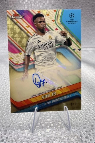 Vinicius Junior 2024 Topps Finest Superfractor /1